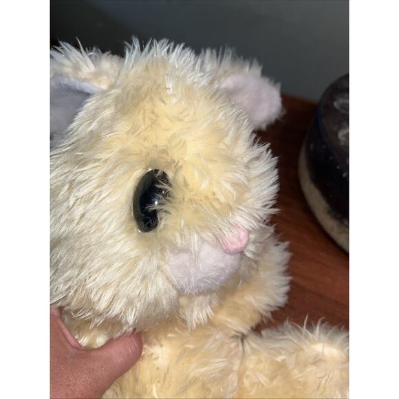 Vintage 1978 Animal Fair Pastel Yellow Cottontail Bunny 17” Plush Big Eyes - Picture 2 of 6